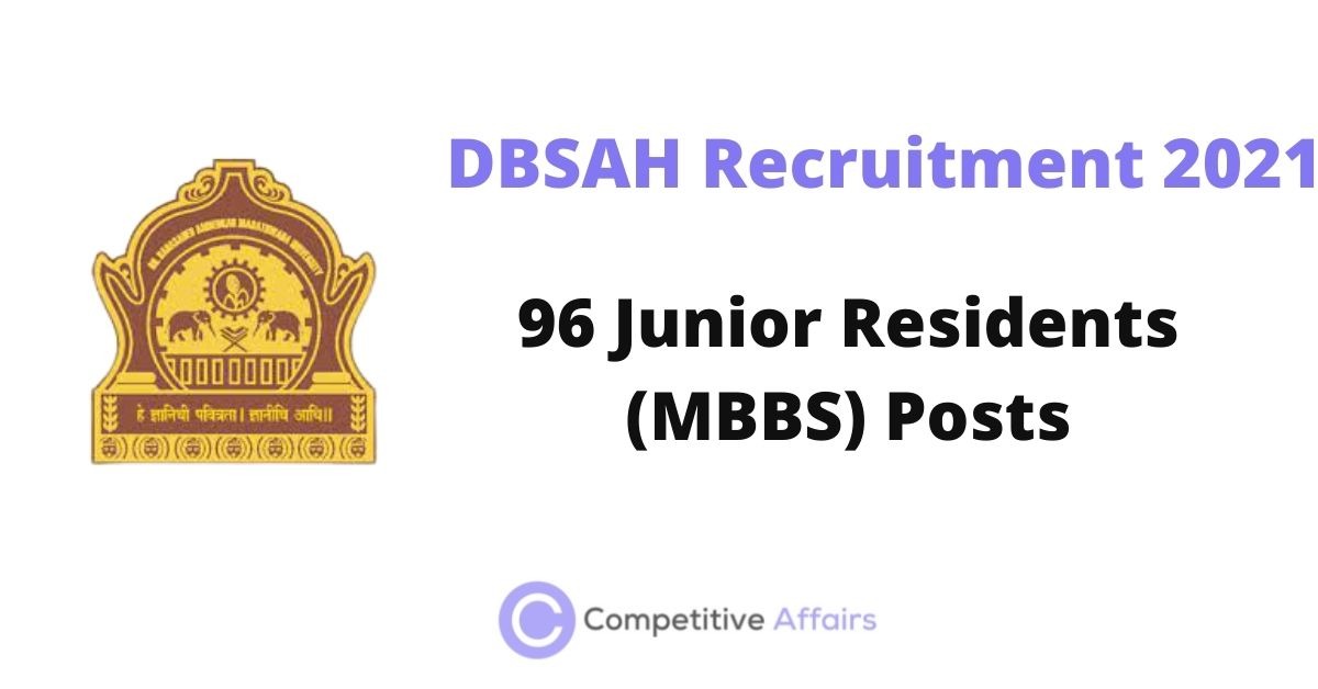 DBSAH Recruitment 2021