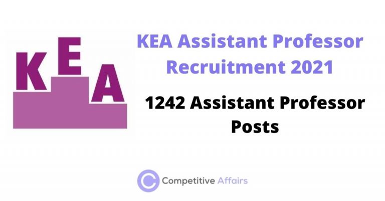 KEA Assistant Professor Recruitment 2021