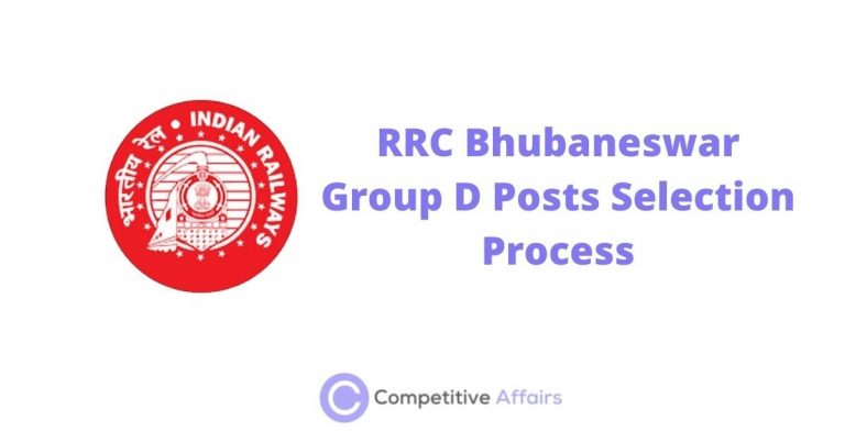 RRC Bhubaneswar Group D Posts Selection Process