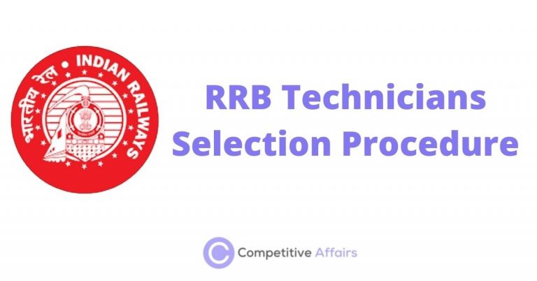 RRB Technicians Selection Procedure