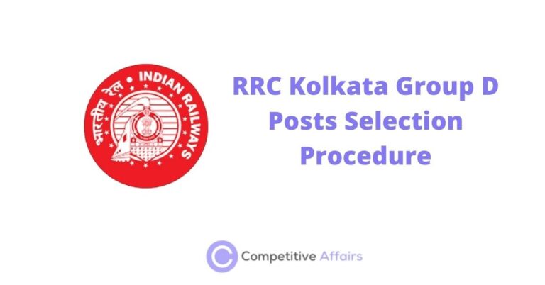 RRC Kolkata Group D Posts Selection Procedure