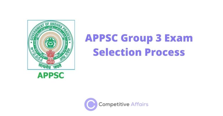 APPSC Group 3 Exam Selection Process