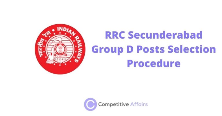 RRC Secunderabad Group D Posts Selection Procedure