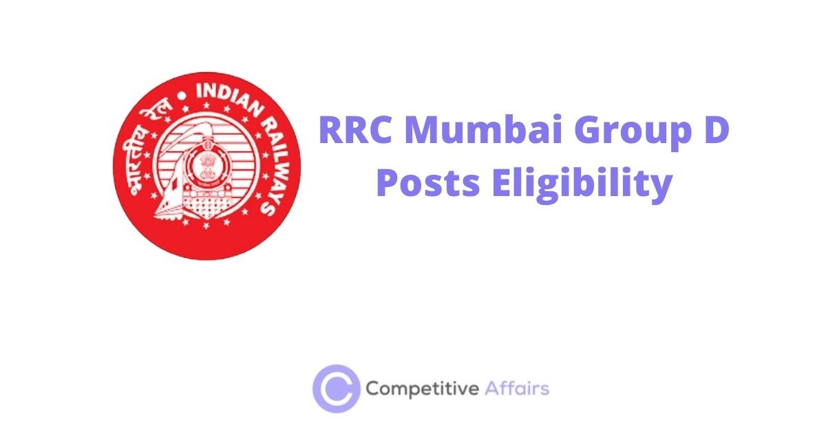 RRC Mumbai Group D Posts Eligibility