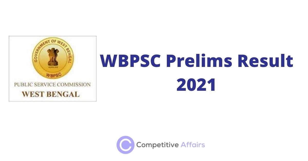 WBPSC Prelims Result 2021