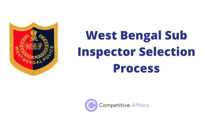 West Bengal Sub Inspector Selection Process