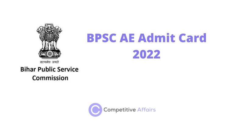 BPSC AE Admit Card 2022